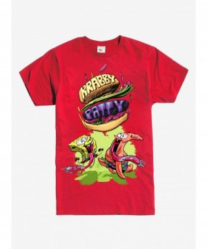 Best Deal SpongeBob Patch Krabby Patty T-Shirt $6.22 T-Shirts