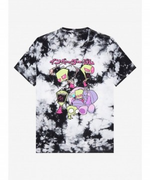 Crazy Deals Invader Zim GIR Tie-Dye Girls T-Shirt $13.18 T-Shirts