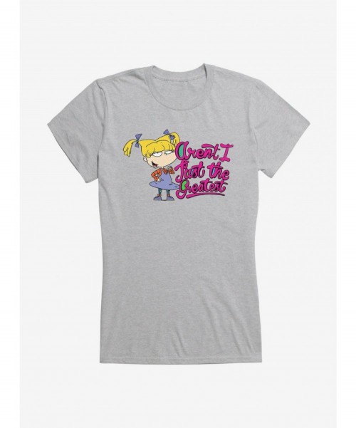 Discount Sale Rugrats Angelica Just The Greatest Girls T-Shirt $6.97 T-Shirts