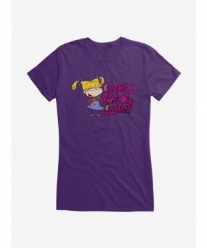 Discount Sale Rugrats Angelica Just The Greatest Girls T-Shirt $6.97 T-Shirts