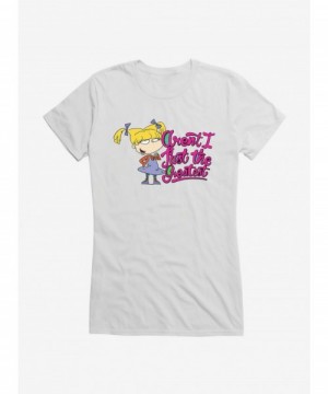 Discount Sale Rugrats Angelica Just The Greatest Girls T-Shirt $6.97 T-Shirts