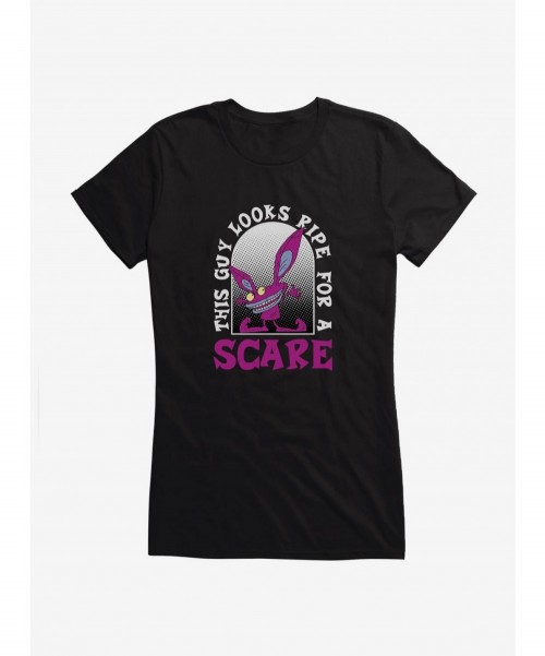 Crazy Deals Aaahh!!! Real Monsters This Guy Looks Ripe For A Scare Girls T-Shirt $8.57 T-Shirts