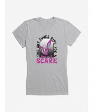 Crazy Deals Aaahh!!! Real Monsters This Guy Looks Ripe For A Scare Girls T-Shirt $8.57 T-Shirts