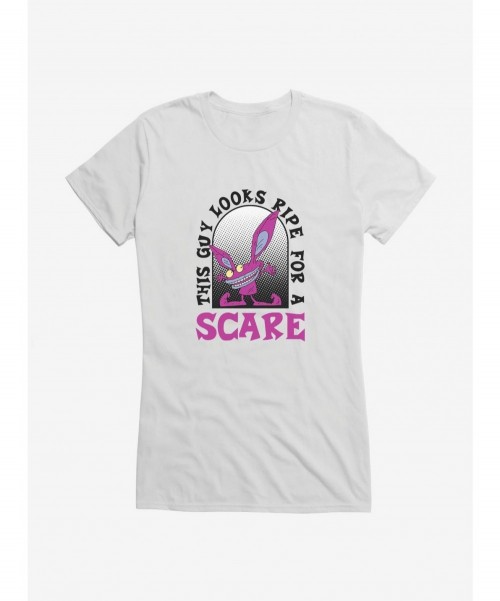 Crazy Deals Aaahh!!! Real Monsters This Guy Looks Ripe For A Scare Girls T-Shirt $8.57 T-Shirts