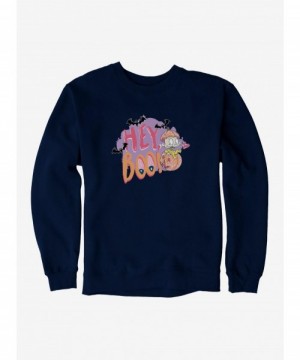 Flash Deal Rugrats Halloween Dil Hey Boo! Pumpkin Sweatshirt $10.92 Sweatshirts