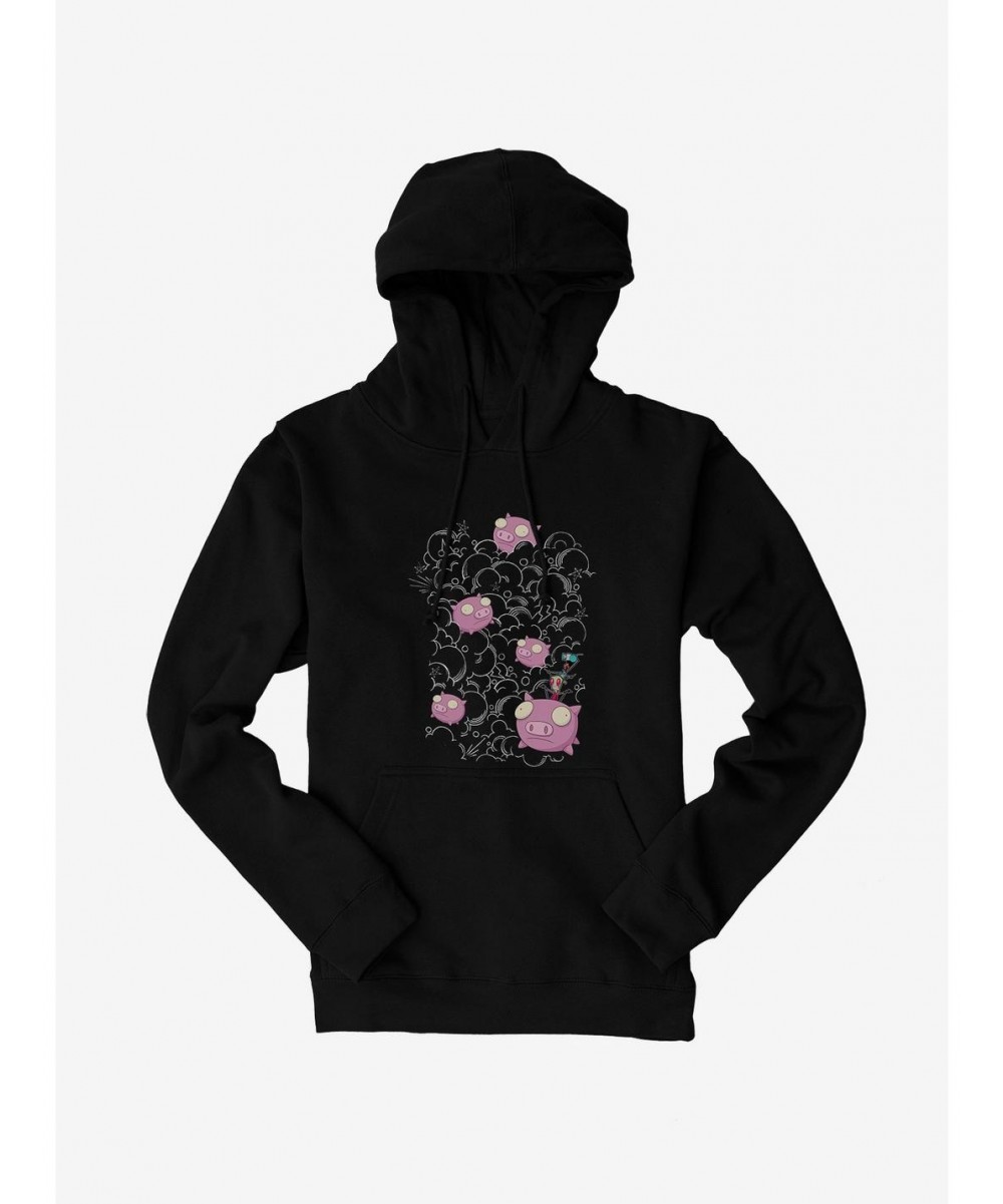 Hot Sale Invader Zim Gir And Pig Hoodie $13.65 Hoodies