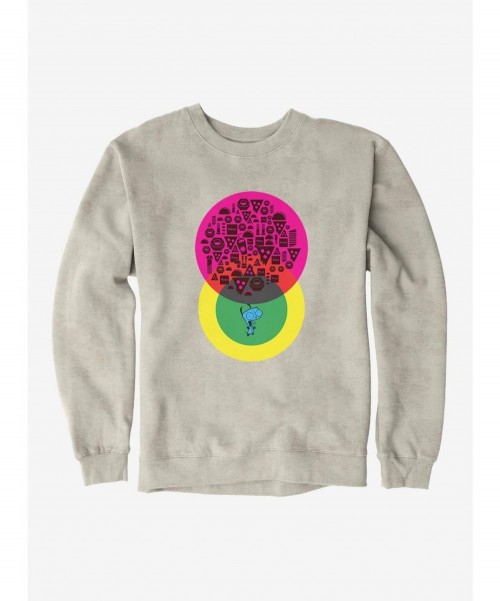 Pre-sale Discount Invader Zim Food Venn Diagram Sweatshirt $13.28 Sweatshirts