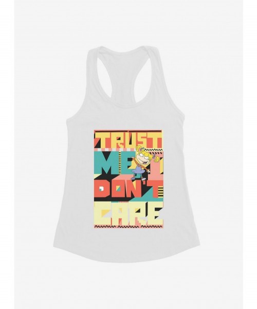 Pre-sale Discount Rugrats Angelica Trust Me I Don't Care Girls Tank $9.76 Tanks