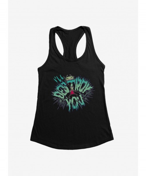 Pre-sale Discount Invader Zim Destroy You Girls Tank $8.57 Tanks