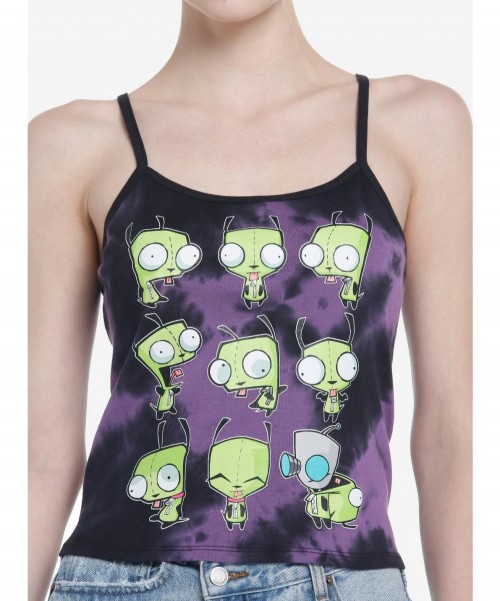 Limited Time Special Invader Zim GIR Grid Tie-Dye Girls Cami $7.69 Other Merch