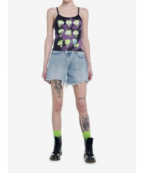 Limited Time Special Invader Zim GIR Grid Tie-Dye Girls Cami $7.69 Other Merch