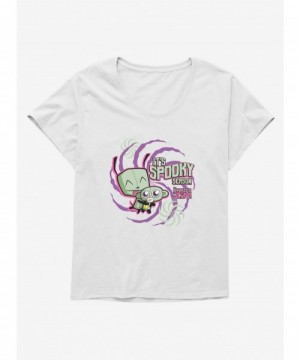 Trendy Invader Zim It's Spooky Season Girls T-Shirt Plus Size $11.24 T-Shirts