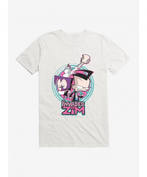 Limited-time Offer Invader Zim Gaz, Dib & Professor Membrane T-Shirt $7.84 T-Shirts