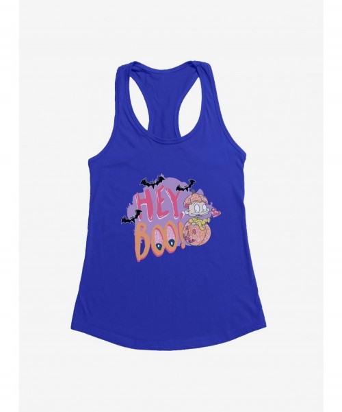 Limited-time Offer Rugrats Halloween Dil Hey Boo! Pumpkin Girls Tank $7.57 Tanks