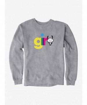 Festival Price Invader Zim Gir Colors Sweatshirt $10.33 Sweatshirts