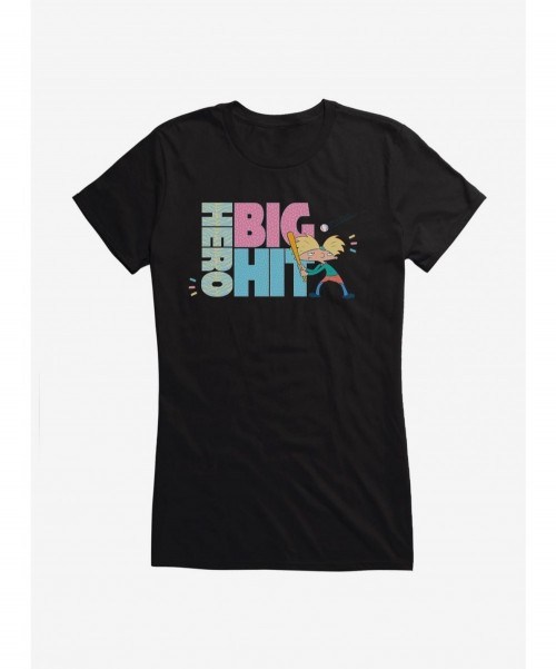 Pre-sale Hey Arnold! Big Hit Hero Girls T-Shirt $7.57 T-Shirts