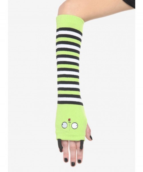 Trendy Invader Zim GIR Stripe Arm Warmers $5.14 Warmers