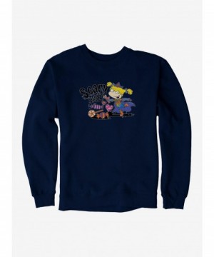 Pre-sale Discount Rugrats Halloween Angelica Scary Sweet Sweatshirt $9.15 Sweatshirts