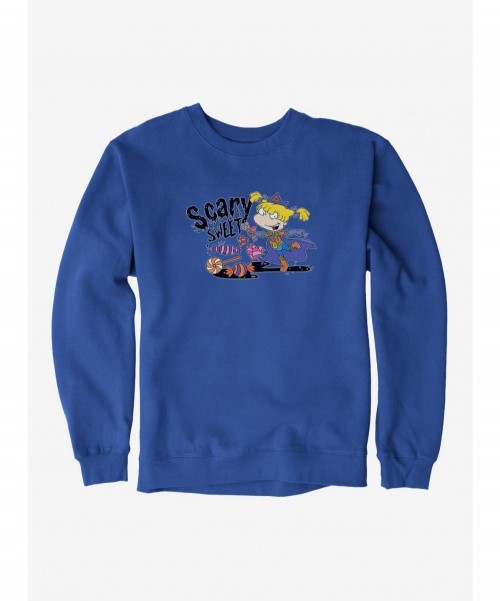 Pre-sale Discount Rugrats Halloween Angelica Scary Sweet Sweatshirt $9.15 Sweatshirts