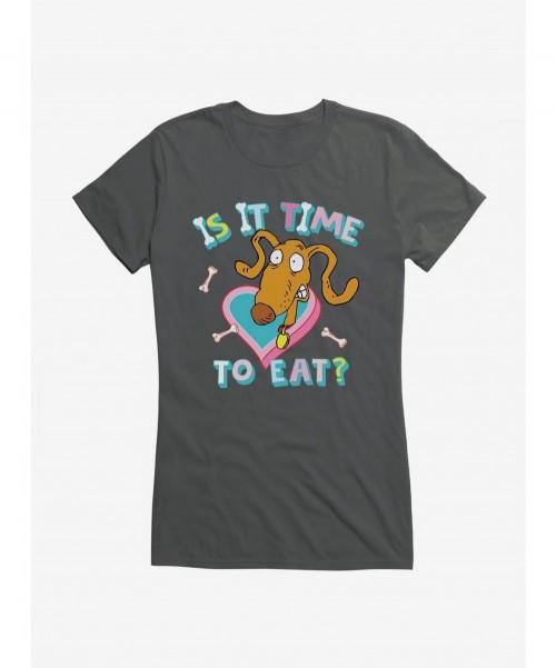 Hot Sale Rugrats Spike Is It Time To Eat? Girls T-Shirt $9.76 T-Shirts