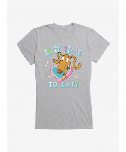 Hot Sale Rugrats Spike Is It Time To Eat? Girls T-Shirt $9.76 T-Shirts