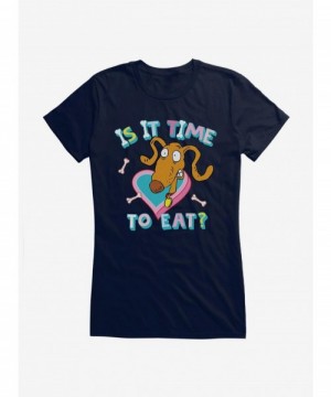 Hot Sale Rugrats Spike Is It Time To Eat? Girls T-Shirt $9.76 T-Shirts