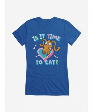 Hot Sale Rugrats Spike Is It Time To Eat? Girls T-Shirt $9.76 T-Shirts