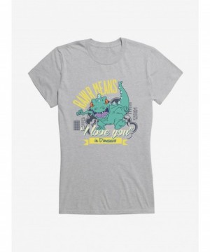 Flash Sale Rugrats Reptar Rawr Means I Love You In Dinosaur Girls T-Shirt $8.17 T-Shirts