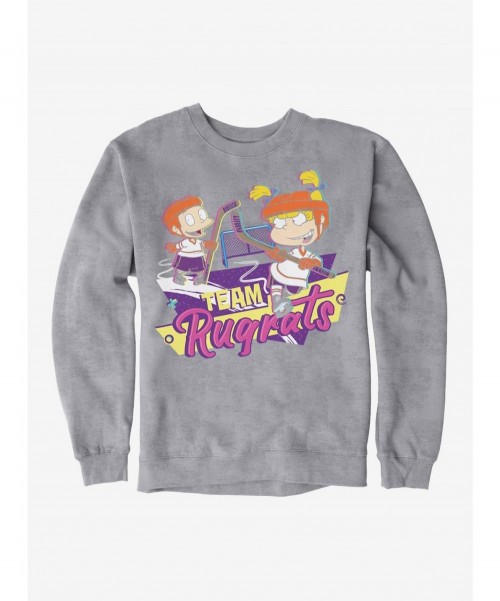 Seasonal Sale Rugrats Tommy And Angelica Team Rugrats Sweatshirt $14.46 Sweatshirts