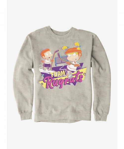 Seasonal Sale Rugrats Tommy And Angelica Team Rugrats Sweatshirt $14.46 Sweatshirts