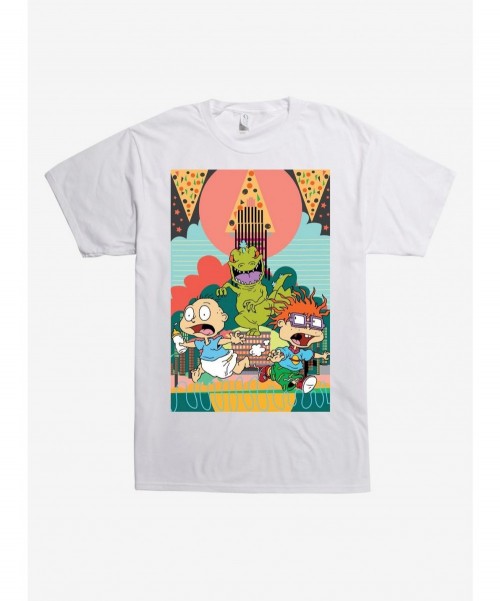 Cheap Sale Rugrats Reptar Run T-Shirt $5.93 T-Shirts