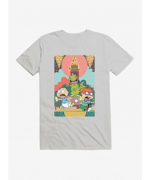 Cheap Sale Rugrats Reptar Run T-Shirt $5.93 T-Shirts