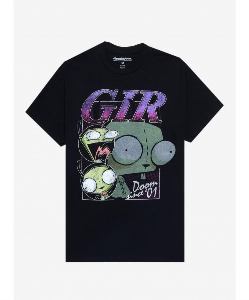 Absolute Discount Invader Zim GIR Collage T-Shirt $6.88 T-Shirts