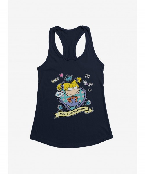 Exclusive Rugrats Angelica Aren't I Just The Greatest? Girls Tank $7.17 Tanks