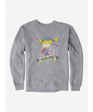 Hot Sale Rugrats Angelica Whatever, Not Sorry Sweatshirt $13.58 Sweatshirts