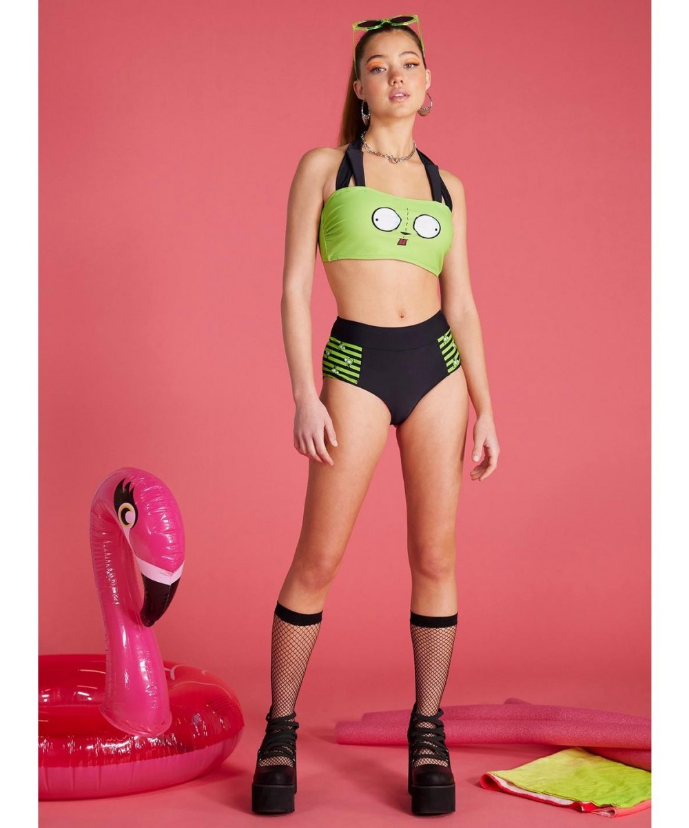 Limited-time Offer Invader Zim GIR Stripe Swim Bottoms $10.87 Other Merch