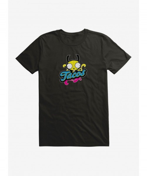 Pre-sale Invader Zim Gir Neon Tacos T-Shirt $8.41 T-Shirts