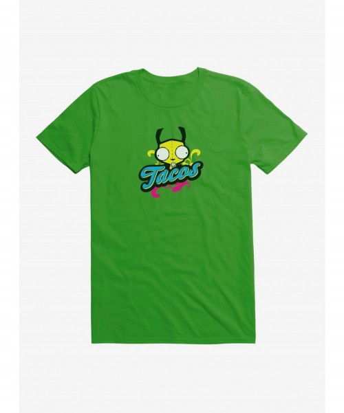 Pre-sale Invader Zim Gir Neon Tacos T-Shirt $8.41 T-Shirts