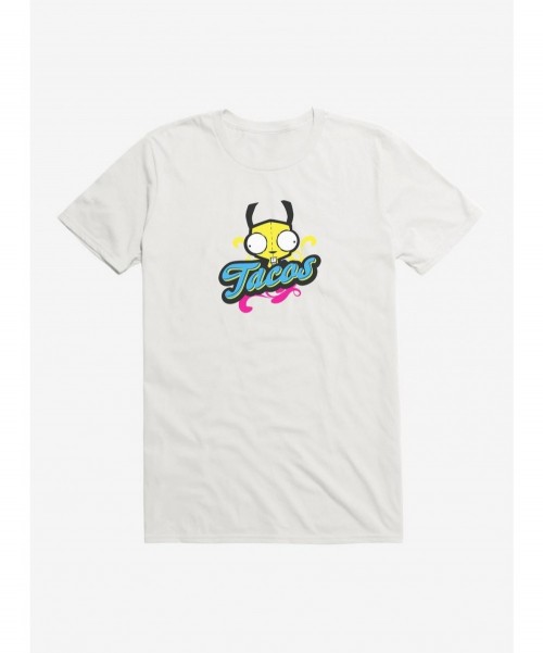 Pre-sale Invader Zim Gir Neon Tacos T-Shirt $8.41 T-Shirts