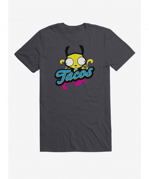 Pre-sale Invader Zim Gir Neon Tacos T-Shirt $8.41 T-Shirts