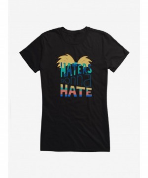 Discount Hey Arnold! Haters Girls T-Shirt $6.97 T-Shirts