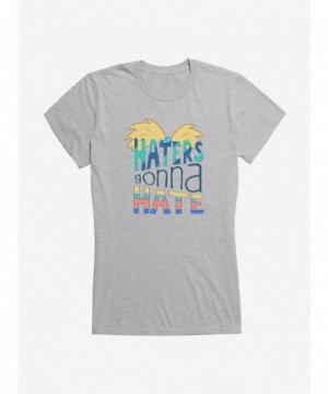 Discount Hey Arnold! Haters Girls T-Shirt $6.97 T-Shirts