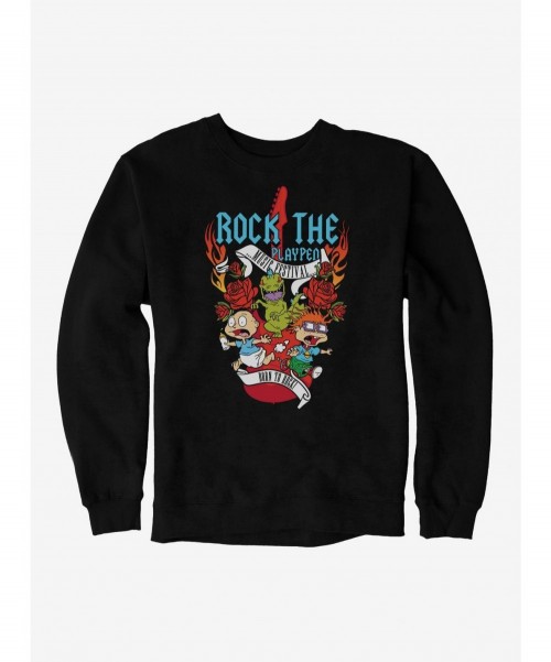 Pre-sale Rugrats Tommy And Chuckie Rock The Playpen Sweatshirt $10.33 Sweatshirts