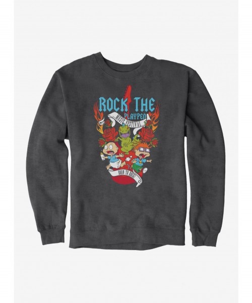 Pre-sale Rugrats Tommy And Chuckie Rock The Playpen Sweatshirt $10.33 Sweatshirts