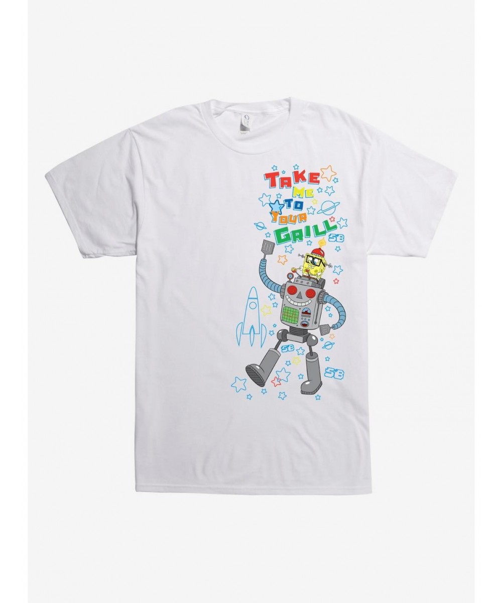 Crazy Deals SpongeBob Take Me to Your Grill T-Shirt $8.91 T-Shirts