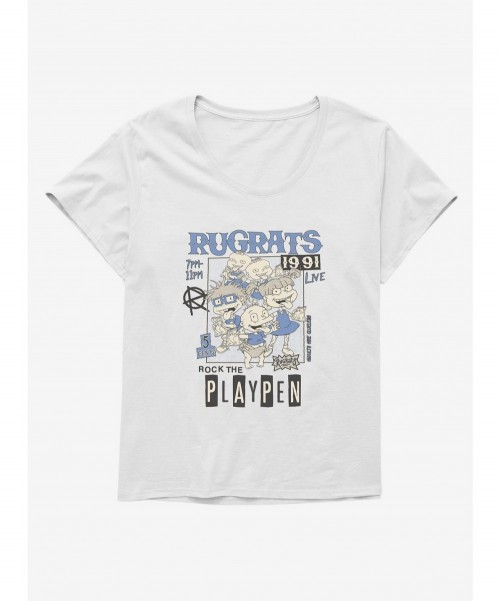 High Quality Rugrats Rock Poster Rugrats Live Girls T-Shirt Plus Size $8.61 T-Shirts