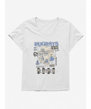 High Quality Rugrats Rock Poster Rugrats Live Girls T-Shirt Plus Size $8.61 T-Shirts