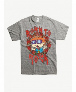 Discount Rugrats Chuckie Born to Rock T-Shirt $8.29 T-Shirts