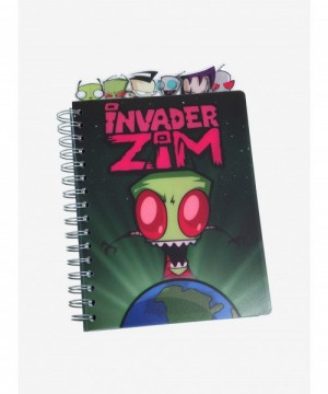 Flash Deal Invader Zim Earth Tabbed Journal $6.76 Other Merch