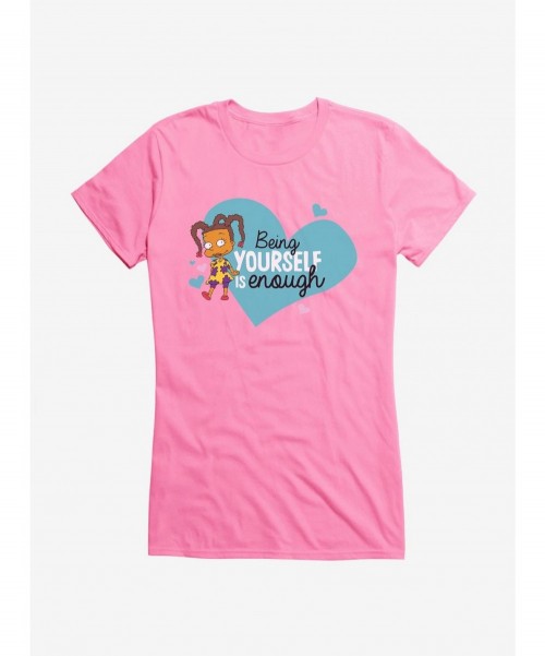 Discount Sale Rugrats Susie Carmichael Being Yourself Is Enough Girls T-Shirt $5.98 T-Shirts